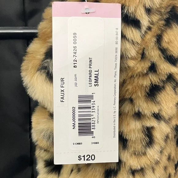 Nicole Miller Brown Teddy Jacket Faux Fur Plush - Picture 5 of 7